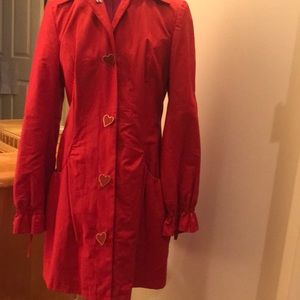 Betsy Johnson red coat